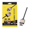 Kabel HDTV AU213 Slim 4K AM / AM 1,5Mnowy złoty