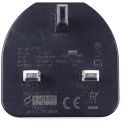 Ładowarka HTC TC B270 UK Desire One1A czarna dm