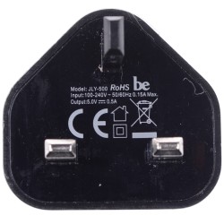 Ładowarka JLY-0500 czarna DM UK0,5A